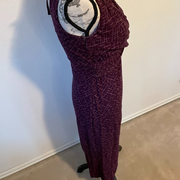 Purple Pencil Wrap Dress - Picture 2 of 10